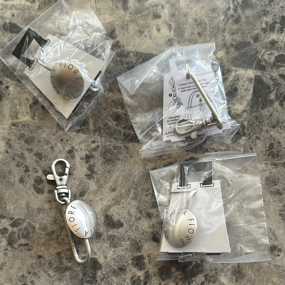 Isabella fiore Silver Keychain